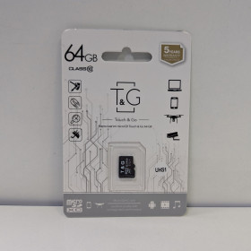 Карта пам'яті T&G microSDHC 64Gb UHS-1 (Class 10)